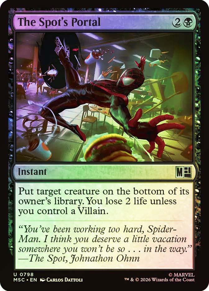 mtg portal cards Magic the Gathering [023] SECOND AGE Single Card Marvel Super Heroes Commander Negative Zone Portal Artifact Magic The Gathering Marvel Spider-Man