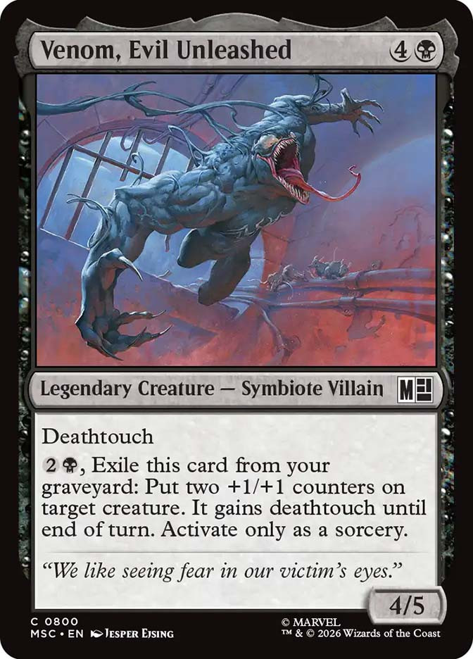 venom card mtg Some new Venom cards from Magic the Gathering : r/thevenomsite