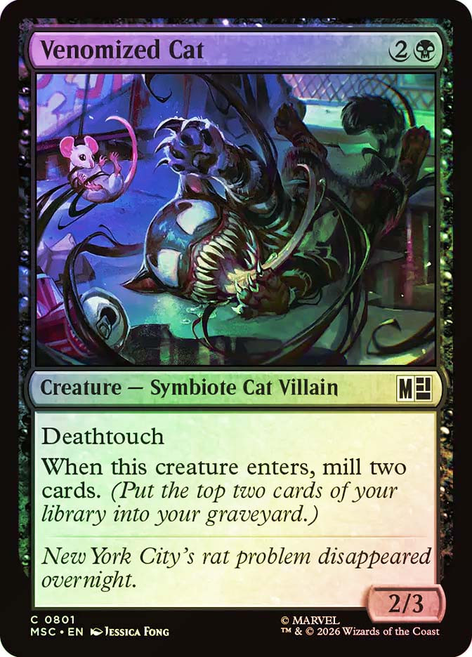 Venomized Cat | Marvel Super Heroes Commander | Star City Games