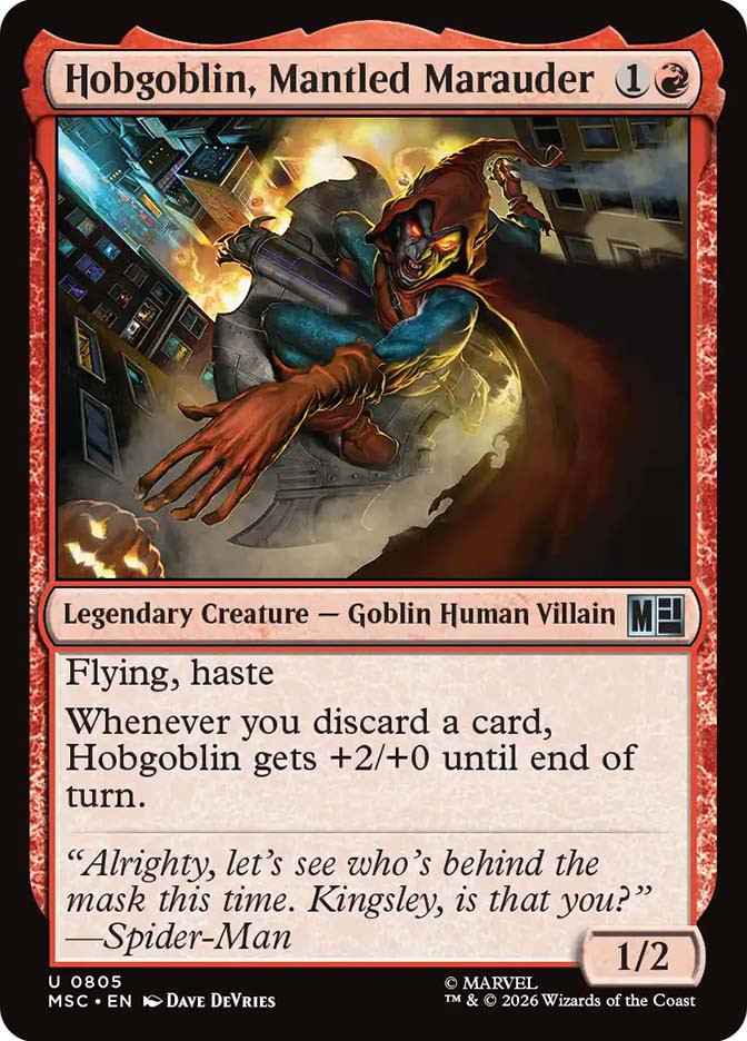 Hobgoblin, Mantled Marauder | Marvel Super Heroes Commander | Star
