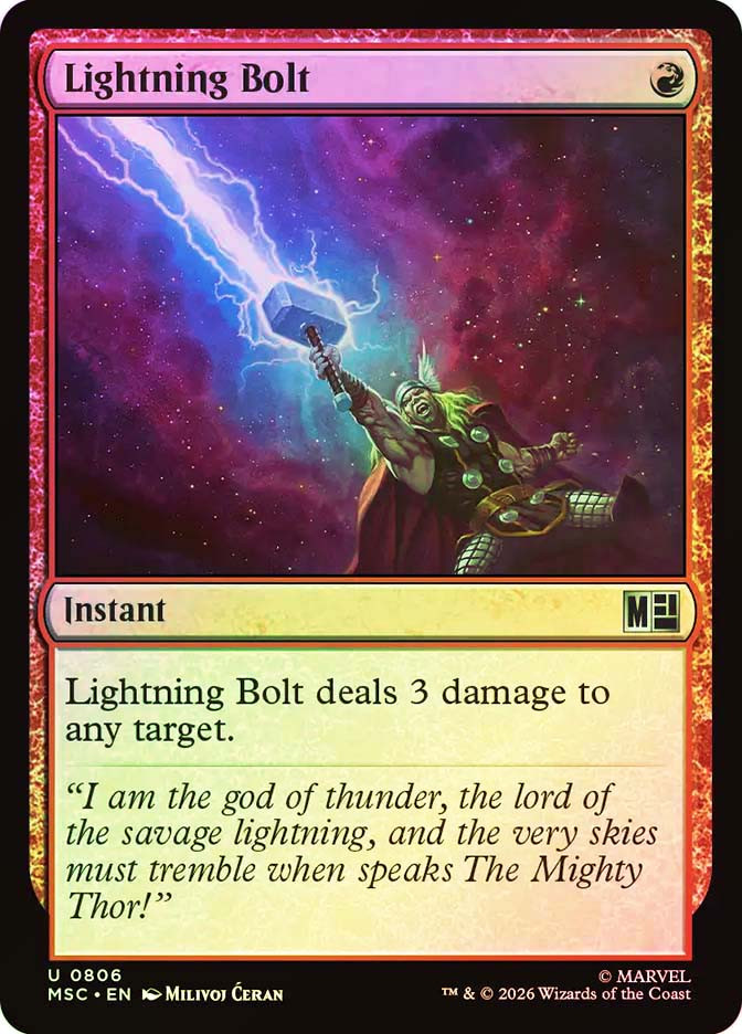 Lightning Bolt | Marvel Super Heroes Commander | Star City Games