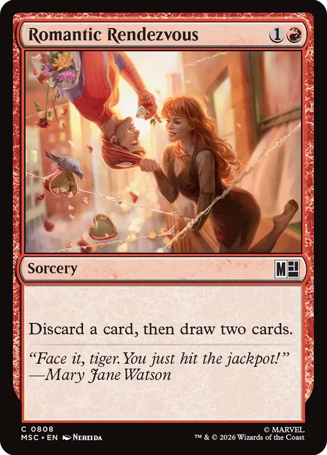 romantic mtg cards Love the Gathering Vday Card Marawen Romantic Rendezvous