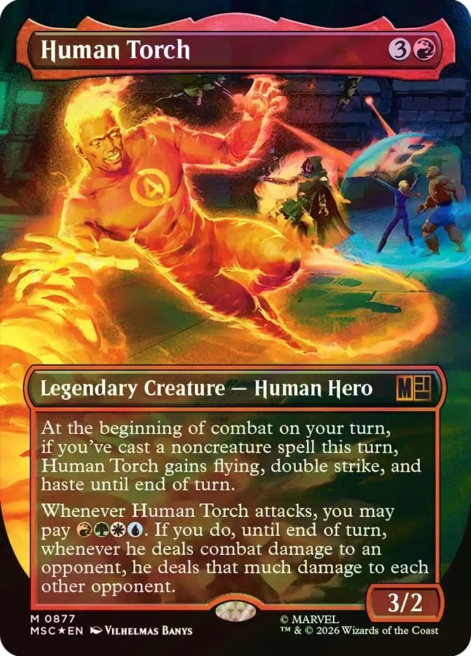 Human Torch | Marvel Super Heroes Commander | Star City Games