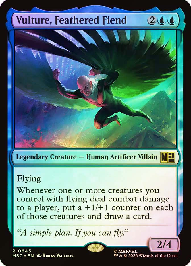 Vulture, Feathered Fiend | Marvel Super Heroes Commander | Star
