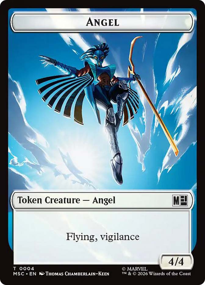 Angel Token} // {Vibranium Token} | Marvel Super Heroes Commander