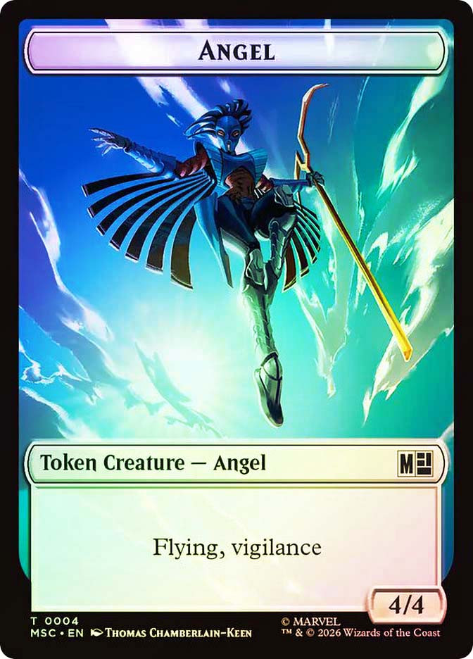 Angel Token} // {Elephant Token} | Marvel Super Heroes Commander