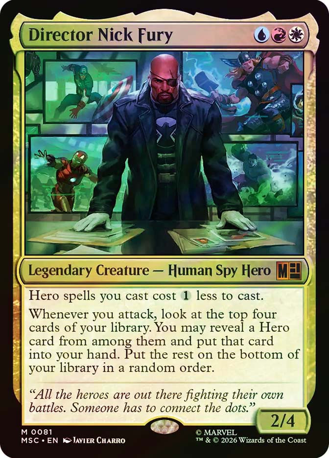 Director Nick Fury | Marvel Super Heroes Commander | Star City Games