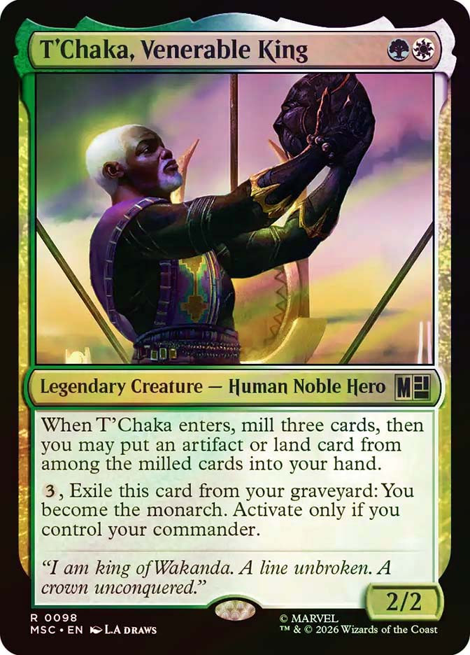 MTG King T'Challa マーベルスーパーヒーローズ King T'Challa