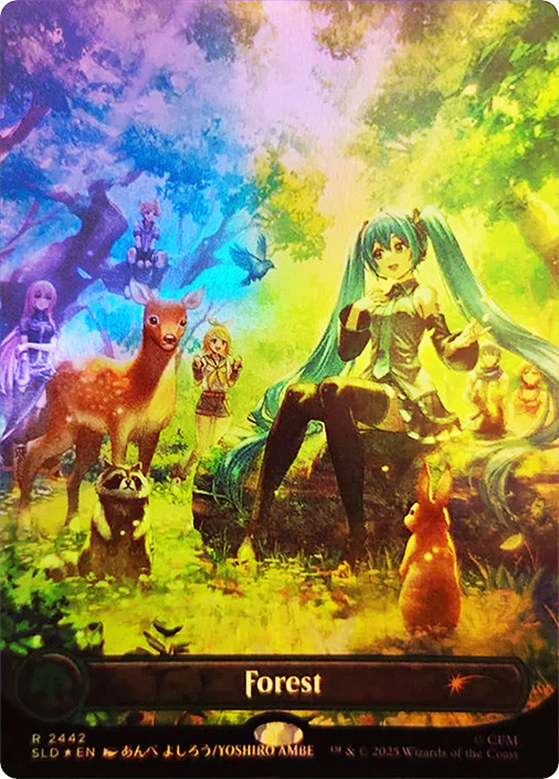 Forest (Hatsune Miku) (#2442) | Secret Lair Drop | Star City Games