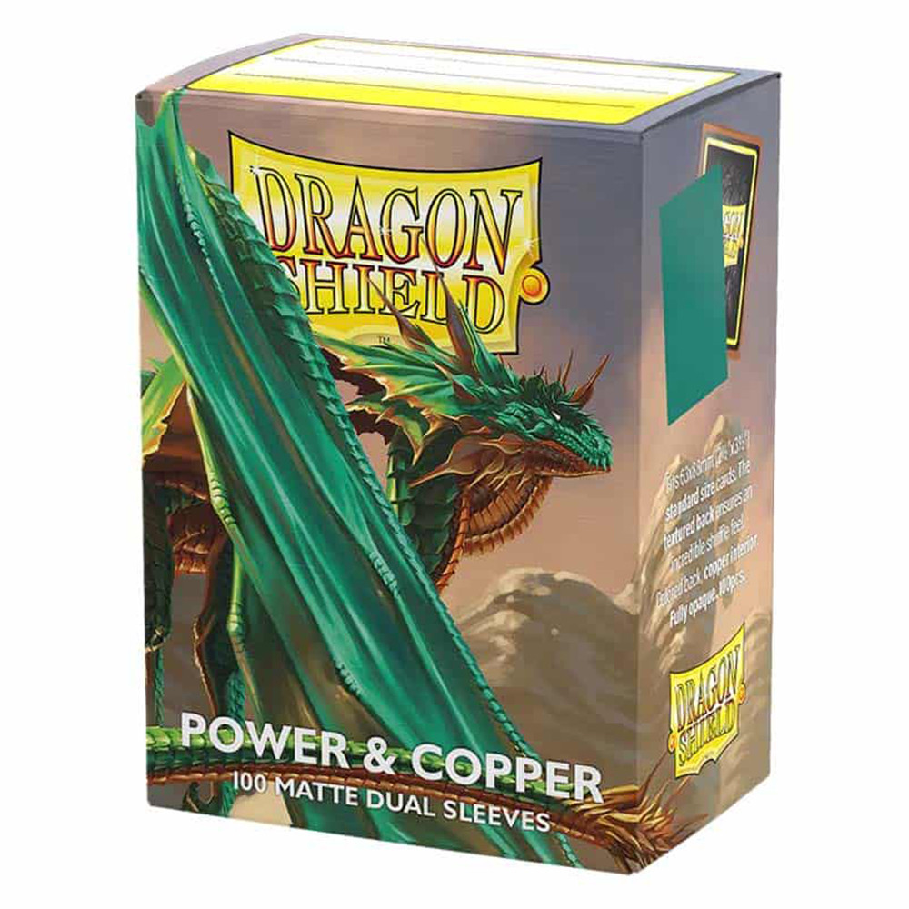 Dragon Shield Sleeves - Matte Dual - Power & Copper (100 ct