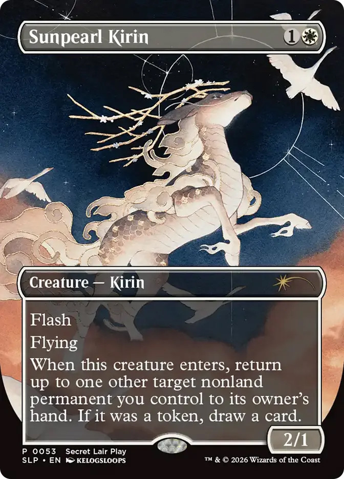 mtg 陽光真珠の麒麟/Sunpearl Kirin プロモ版4枚セット Sunpearl Kirin (Secret Lair Play) | Secret Lair Drop | Star City Games