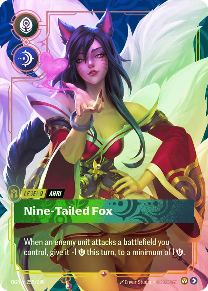 ahri riftbound card - League of Legends TCG: Origins Playmat this playmat lets you represent Ahri in style and is one of four unique designs available alongside matching sleeves Any League Of Legends Fans?