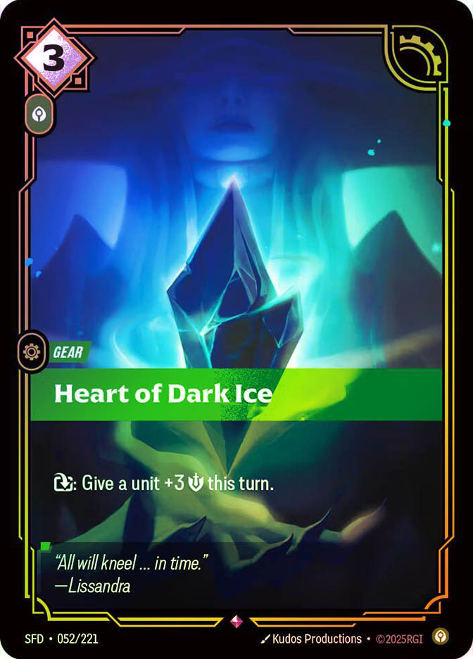 FaB Heart of Ice 氷の精神　English　CF Flesh and Blood 氷の精神 Heart of Ice FAB 氷の精神 Heart of Ice CF