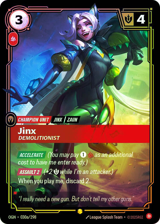 Jinx - Demolitionist | Origins | Star City Games