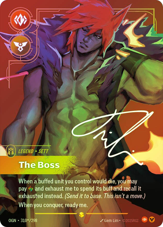 Sett - The Boss (Signature) | Origins | Star City Games