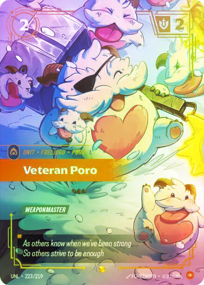 リフトバウンド　riftbound Veteran Poro Veteran Poro | Unleashed | Star City Games