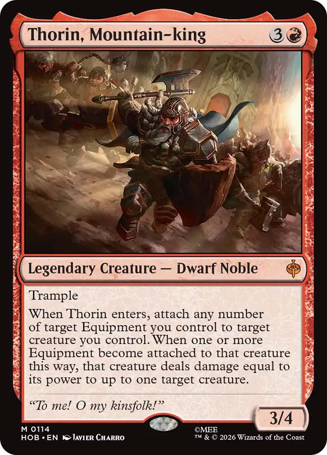 サージ Foil 山の王、ソーリン Thorin, Mountain-king Thorin, Mountain-king | The Hobbit | Star City Games