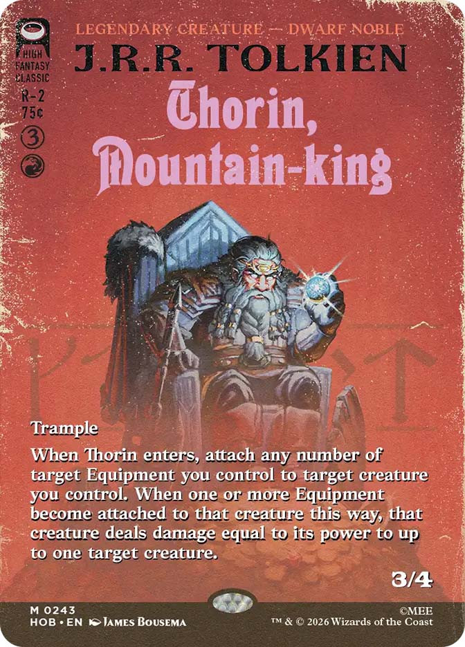 ジョンウィックOLD MOUNTAIN The Arth 柄兄弟 柄次郎 Thorin, Mountain-king | The Hobbit | Star City Games