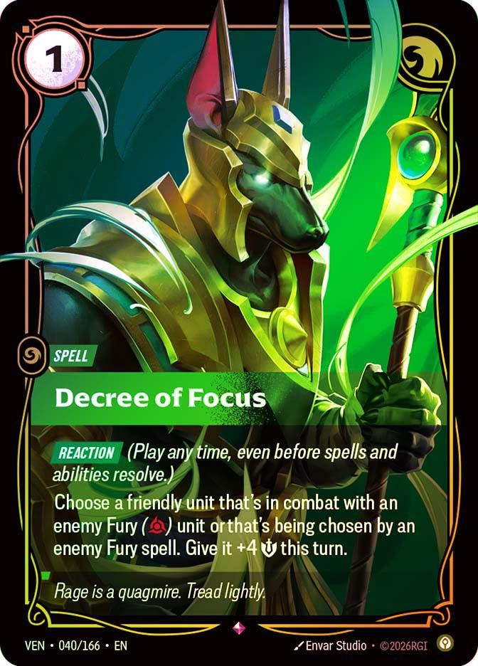 Decree of Focus | Vendetta | Star City Games