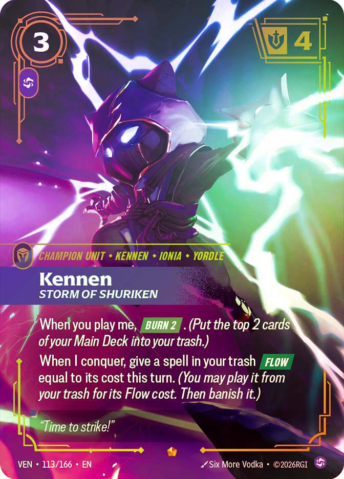 Kennen - Storm of Shuriken | Vendetta | Star City Games