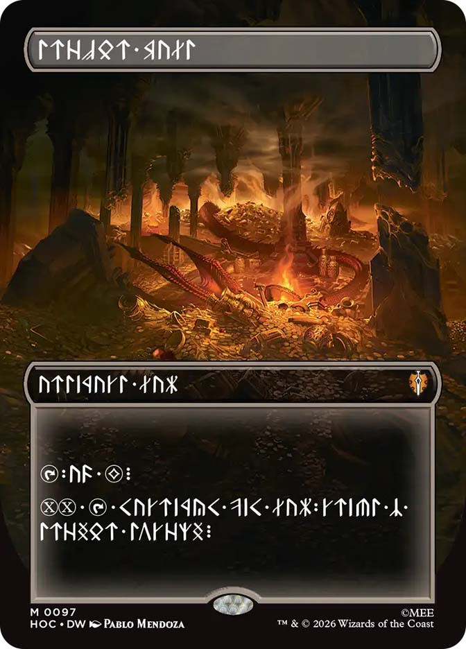 Foil 097 ドワーフ語　宝物庫　Treasure Vault ホビット Treasure Vault (Dwarven) | The Hobbit Commander | Star City Games