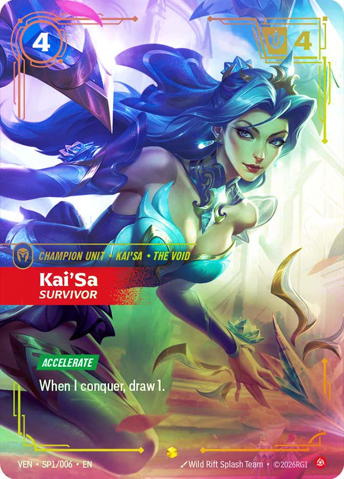 その他 Riftbound Kai'sa Survivor Kai'Sa - Survivor | Vendetta | Star City Games