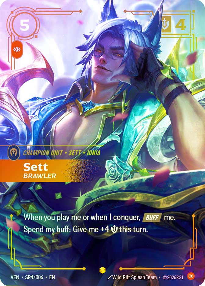 その他 Riftbound Sett VEN SP4/006 Sett - Brawler | Vendetta | Star City Games