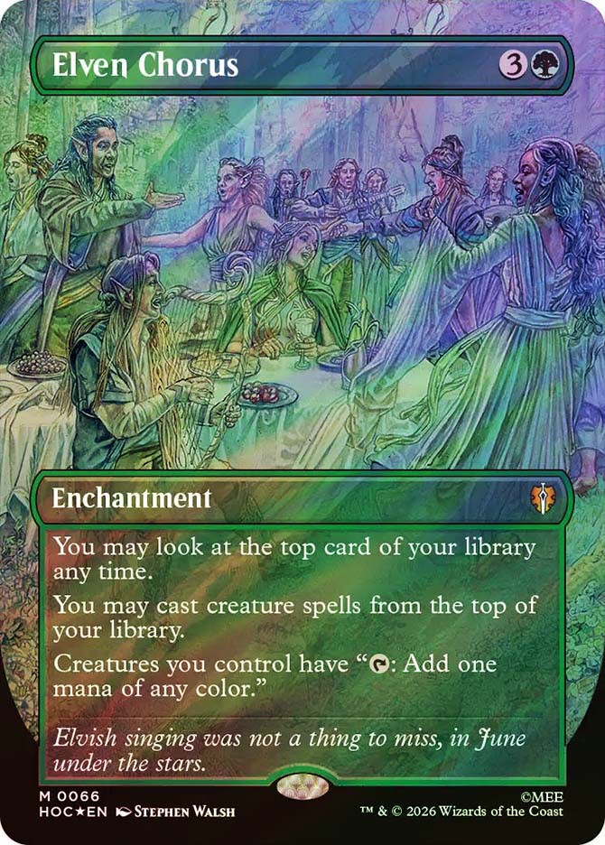 mtg chorus cards Magic The Gathering - The Lord of the Rings Whenever a creature enters the battlefield under your control Chorus Cards In Timeless? #mtgarena