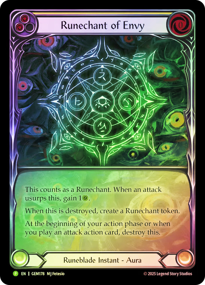 Runechant of Envy (GEM Pack) | GEM Pack | Star City Games