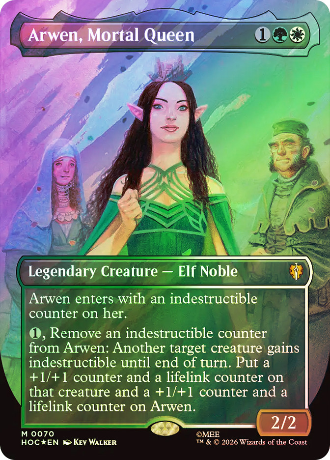 サージFOIL 拡張アート Arwen, Mortal Queen 2枚セット サージFOIL 拡張アート Arwen, Mortal Queen 2枚セット Arwen, Mortal