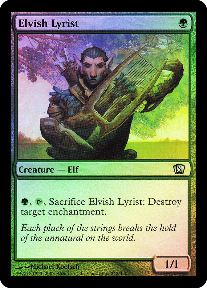エルフの抒情詩人/Elvish Lyrist 金枠 mtg 公式戦使用不可 エルフの抒情詩人/Elvish Lyrist 金枠 mtg 公式戦使用不可 エルフの抒情詩