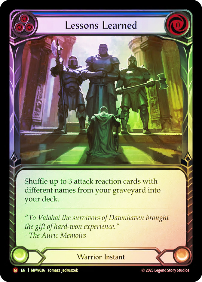 Lessons Learned | Mastery Pack Warrior | Star City Games