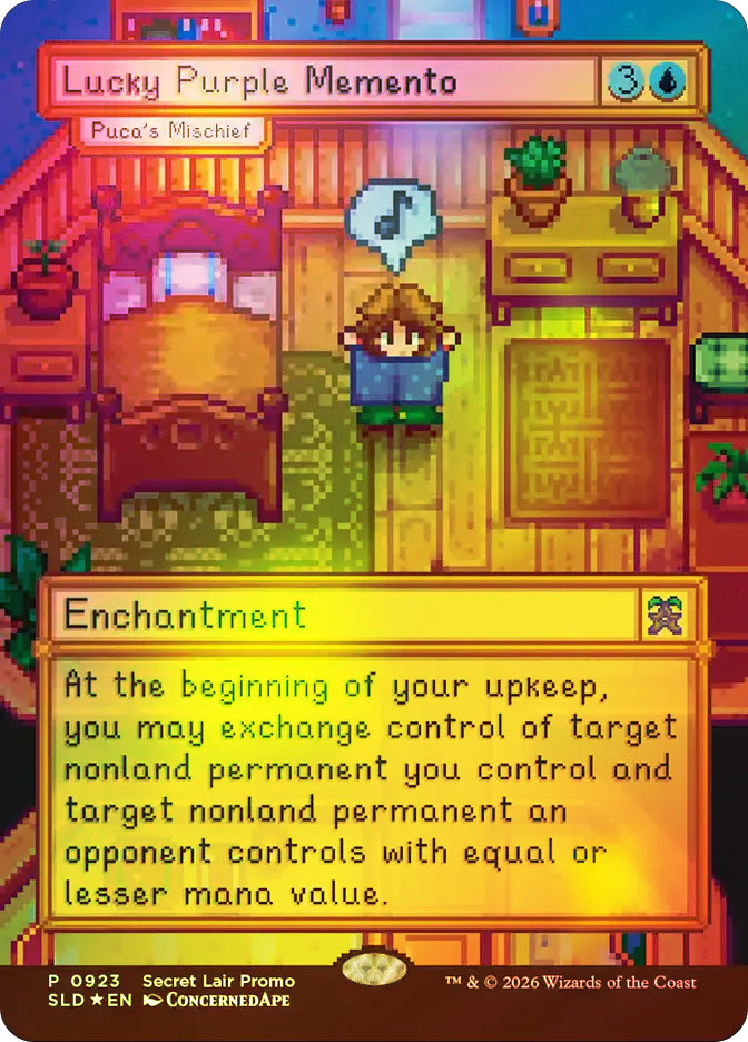 Puca's Mischief (Lucky Purple Memento) (Stardew Valley) | Secret