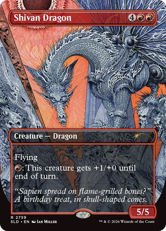 Shivan Dragon | Secret Lair Drop | Star City Games