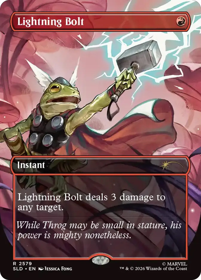 Lightning Bolt (Marvel) | Secret Lair Drop | Star City Games