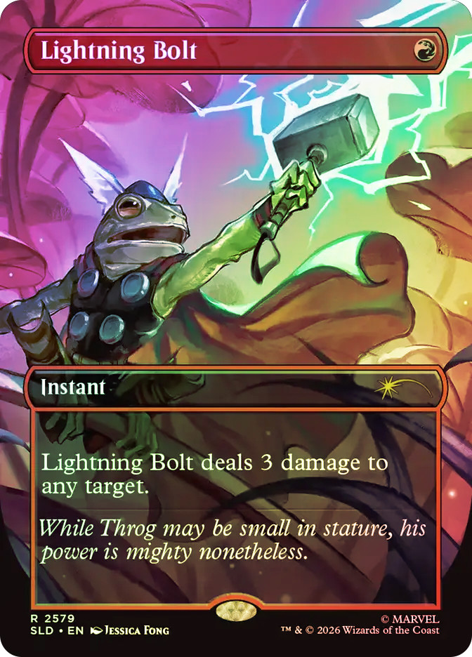 Lightning Bolt (Marvel) | Secret Lair Drop | Star City Games