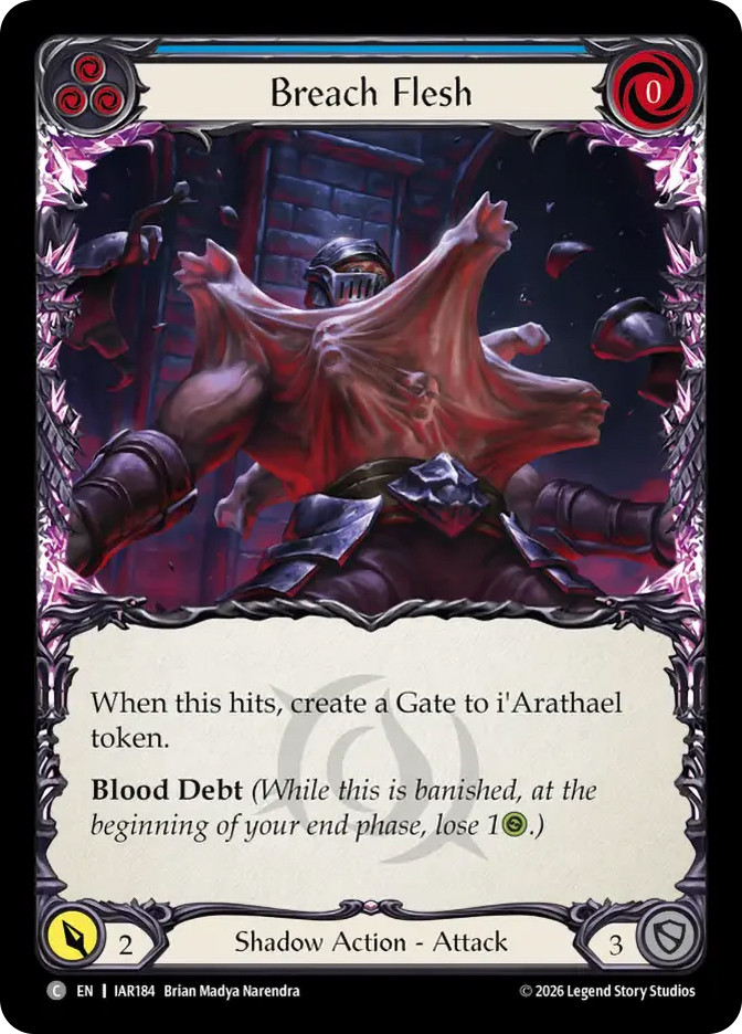 Breach Flesh (Blue) | Usurp the Shadow Throne | Star City Games