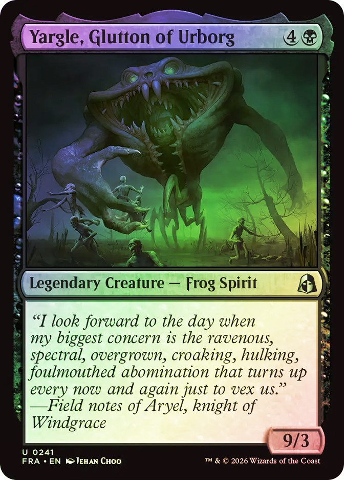 Yargle, Glutton of Urborg | Reality Fracture | Star City Games