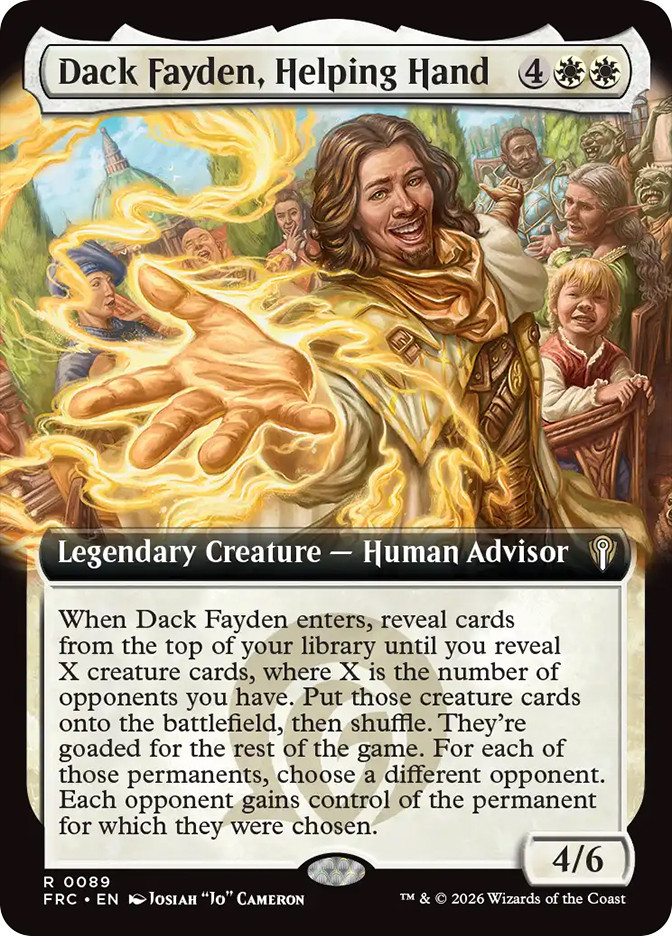 Dack Fayden, Helping Hand | Reality Fracture Commander | Star City