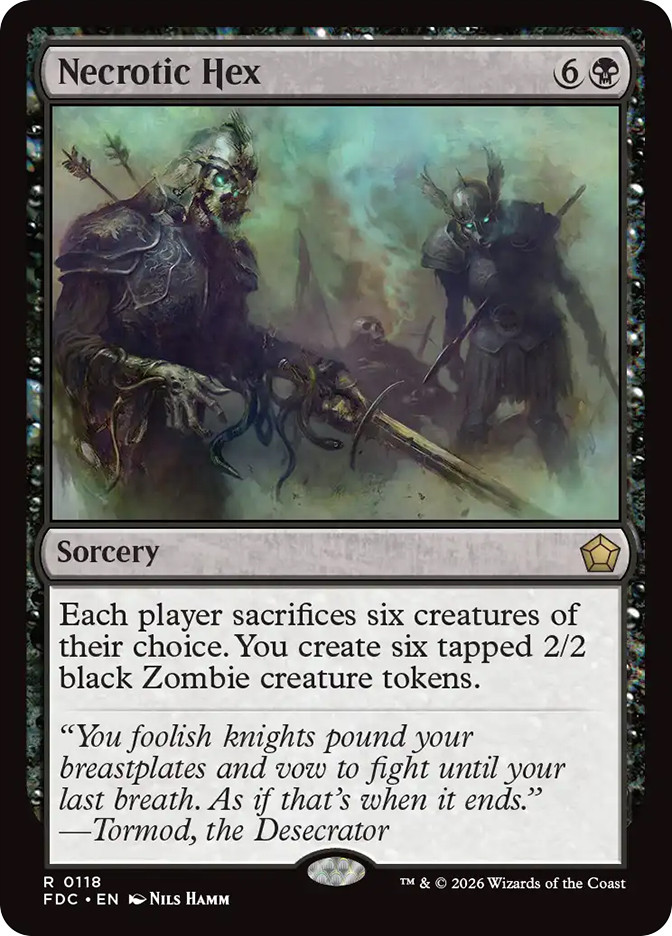 Necrotic Hex | Foundations Commander | Star City Games