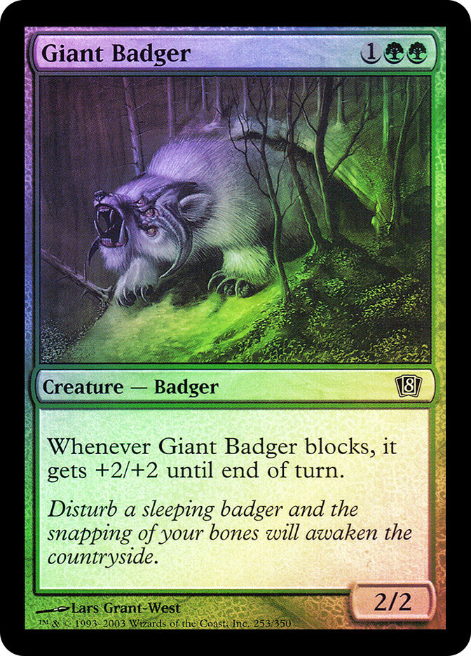 マジック　ジャイアント Giant Badger | 8th Edition | Star City Games