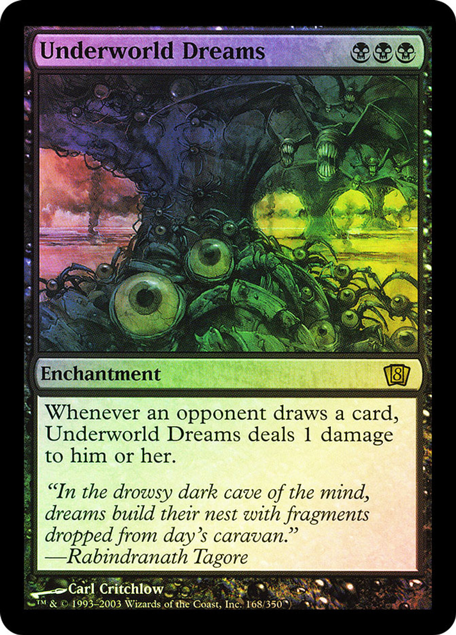 Interesting MTG Art on X: Underworld Dreams by Carl Critchlow First  appeared in Eighth Edition (2003) Happy Halloween, everyone!   / X