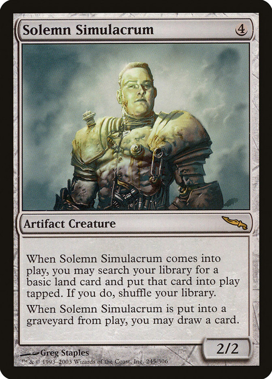 Solemn Simulacrum | Mirrodin | Star City Games