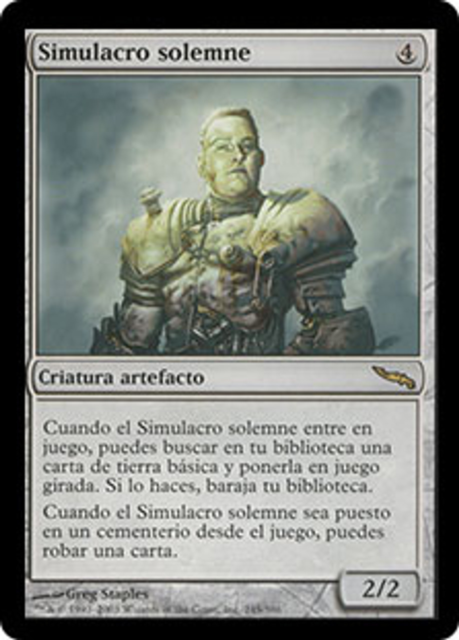 Solemn Simulacrum | Mirrodin - Spanish | Star City Games