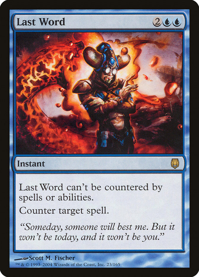 mtg foil 英語 最後の言葉 ダークスティール dst Last Word | Darksteel | Star City Games