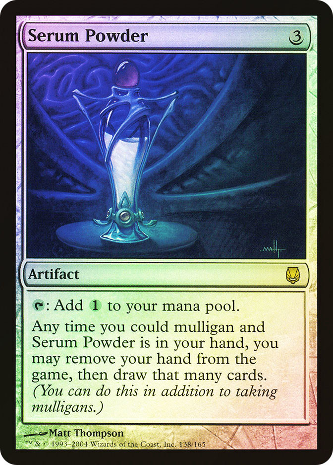 foil大量出品中 MTG 血清の粉末/Serum Powder foil 日本語版 ダーク