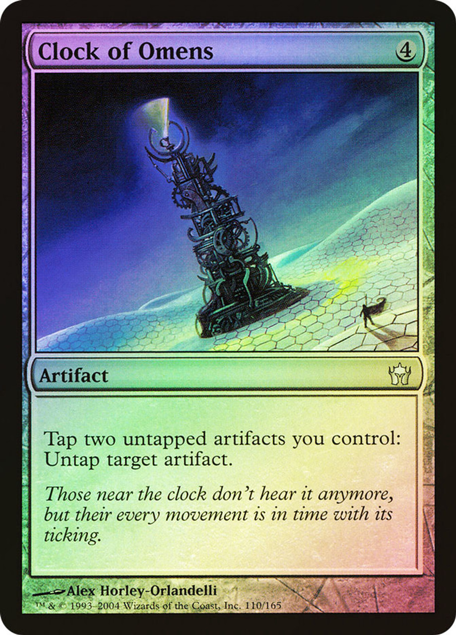 MTG【Foil】5DN 前兆の時計/Clock of Omens 日本語 Clock of Omens [5DN] 【BIGWEB | MTG】日本最大級の激安カード