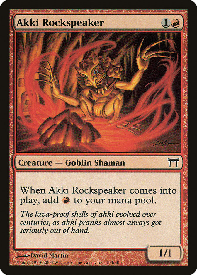 Akki Rockspeaker | Champions of Kamigawa | Star City Games