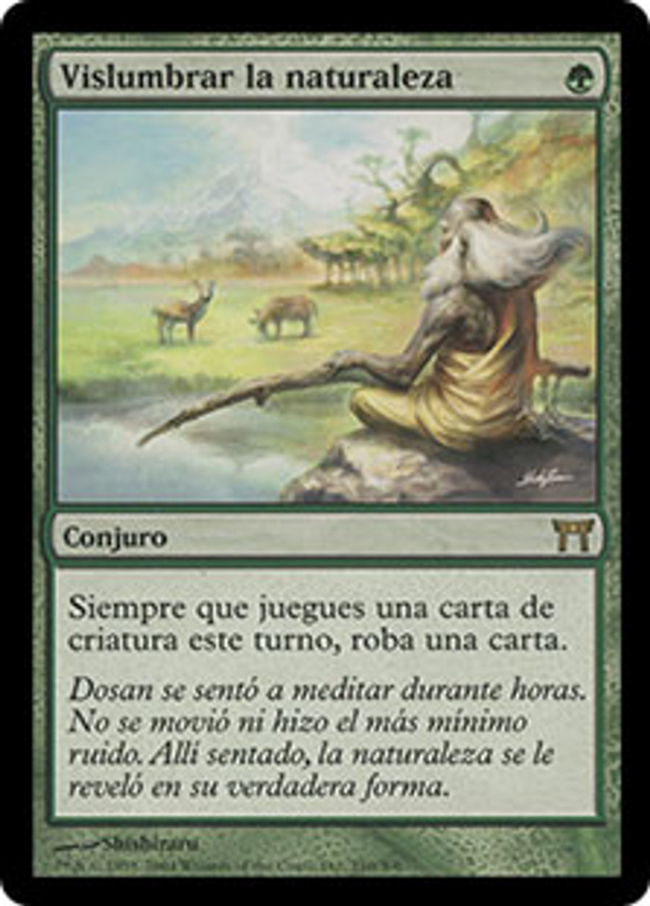 MTG 垣間見る自然/Glimpse of Nature 英語版FOIL 1枚 Glimpse of Nature (Champions of Kamigawa English) | Magic