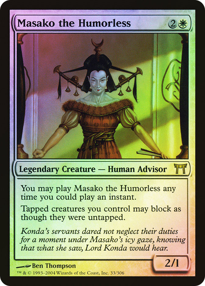 Masako the Humorless | Champions of Kamigawa | Star City Games